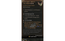 Banished Lord's Talisman[*DMG 56 | *3 CoreSkills | *15 %Life | 9.3 ATKSPD | 61 DMG_Overpower]