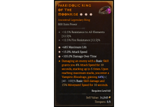 Legendary Ring[*15 ATKSPD | *685 Life | *105 DMG_DoT]