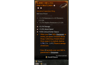 Legendary Ring[*9 Crit | *15 ATKSPD | *52.5 DMG]