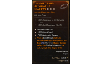 Legendary Ring[*15 ATKSPD | *685 Life | *75 DMG_Vulnerable]