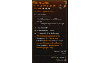 Legendary Ring[*182 DEX | *75 DMG_Crit | *9 LHC]