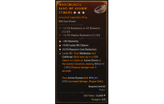 Legendary Ring[*182 DEX | *9 LHC | *10.5 RCR]