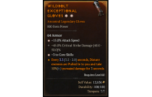 Legendary Gloves[*3 CoreSkills | *15 ATKSPD | 45 DMG_Crit]