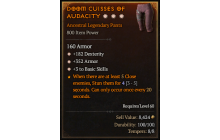 Legendary Pants[*3 BasicSkills | *352 Armor | *182 DEX]