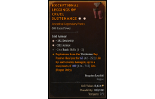 Legendary Pants[*352 Armor | *182 DEX | 2 BasicSkills]