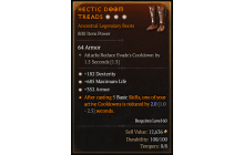 Legendary Boots[*352 Armor | *182 DEX | *685 Life]