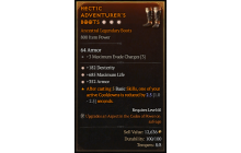 Legendary Boots[*352 Armor | *182 DEX | *685 Life]