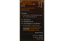 Legendary Boots[*18 ResistAll | *182 DEX | *685 Life]