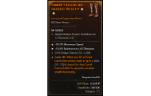 Legendary Boots[*34.5 MS | *18 ResistAll]