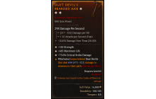 Legendary One-Handed Axe[*75 DMG_Crit | *182 STR | *685 Life]