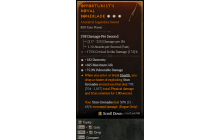 Legendary One-Handed Sword[*75 DMG_Vulnerable | *182 DEX | *685 Life]