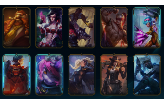 Unranked -  25 Skins, 75 Champs [1387 BE, 36 LVL, 16 RP and MORE!]