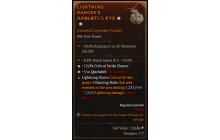 Legendary Amulet[Druid | *3 QS | *12 Crit | 8.8 ATKSPD]