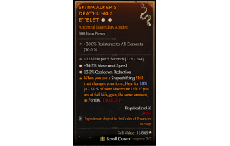 Legendary Amulet[*34.5 MS | *13.2 CDR]