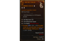 Legendary Amulet[Barbarian | *3 Duelist | *34.5 MS]