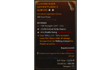 Legendary Gloves[DoubleSwing | *4 DoubleSwing | *12 Crit | 108 STR]