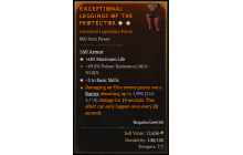 Legendary Pants[*3 BasicSkills | *685 Life]