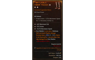 Legendary Boots[*34.5 MS | *352 Armor | *685 Life]