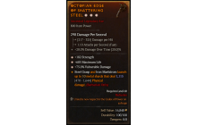 Legendary One-Handed Axe[*75 DMG_Vulnerable | *182 STR | *685 Life]