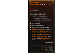 Legendary Two-Handed Axe[*150 DMG_Crit | *363 WP | *1370 Life]