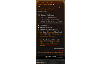 Legendary One-Handed Sword[*75 DMG_Crit | *182 STR | *685 Life]