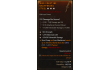 Legendary Polearm[*150 DMG_Vulnerable | *363 STR | *1370 Life]