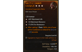 Legendary Helm[*24 MR | *685 Life]