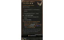 Banished Lord's Talisman[*DMG 56 | *3 CoreSkills | *15 ATKSPD | 8 %Life | 63 DMG_Overpower]