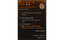 Legendary Amulet[Druid | *3 Envenom | 8 Crit]