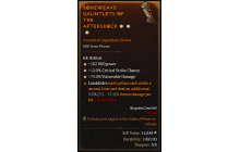 Legendary Gloves[*12 Crit | *75 DMG_Vulnerable | *182 WP]