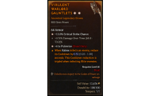 Legendary Gloves[Pulverize | *4 Pulverize | *12 Crit]