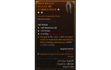 Legendary Pants[Barbarian | *4 Flay | *352 Armor | *685 Life]