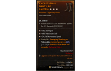 Legendary Boots[*34.5 MS | *182 STR | *685 Life]