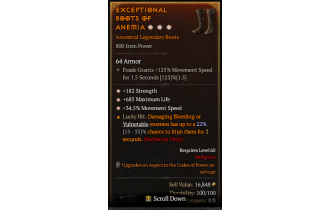 Legendary Boots[*34.5 MS | *182 STR | *685 Life]