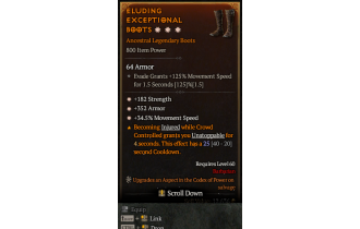 Legendary Boots[*34.5 MS | *352 Armor | *182 STR]