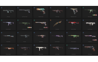 UNIQUE - Silver - 4x Knife Skins [16 Agents, LVL 165, 5x Ruin Skins and MORE!]