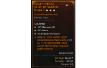 Legendary Helm[*12 LHC | *352 Armor | *685 Life]