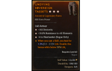 Legendary Pants[Rogue | *4 Heartseeker | *18 ResistAll | *182 DEX]