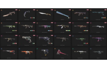 UNIQUE - Platinum - 7x Knife Skins [14 Agents, LVL 95, 2x Elderflame Skins and MORE!]