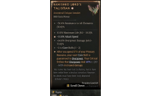 Banished Lord's Talisman[*DMG 60 | *15 ATKSPD | 2 CoreSkills | 10 %Life | 64 DMG_Overpower]