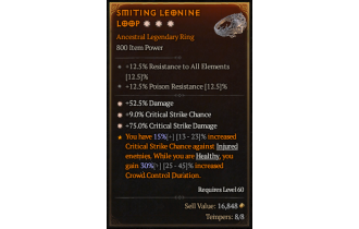 Legendary Ring[*9 Crit | *75 DMG_Crit | *52.5 DMG]