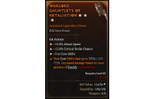 Legendary Gloves[*3 CoreSkills | *12 Crit | *15 ATKSPD]