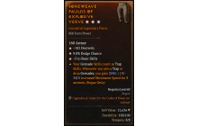 Legendary Pants[*3 BasicSkills | *9 Dodge | *182 DEX]