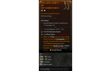 Legendary Boots[Necromancer | *4 BoneSpirit | *34.5 MS | 113 INT]