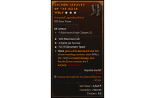 Legendary Boots[*34.5 MS | *6 SpS | *685 Life]