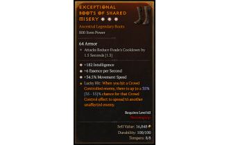 Legendary Boots[*34.5 MS | *6 ESpS | *182 INT]