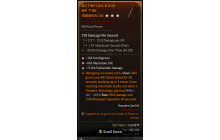 Legendary One-Handed Axe[*75 DMG_Vulnerable | *182 INT | *685 Life]