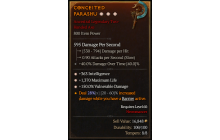 Legendary Two-Handed Axe[*150 DMG_Vulnerable | *363 INT | *1370 Life]