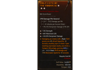 Legendary One-Handed Mace[*105 DMG_Overpower | *182 STR | *685 Life]