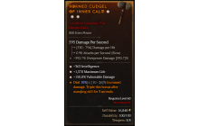 Legendary Two-Handed Mace[*150 DMG_Vulnerable | *363 INT | *1370 Life]